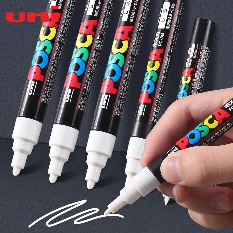 Uni ȭƮ rotulador permente, Posca ũ PC, 1M, 3M, 5M,   ׷Ƽ rotuladores,    